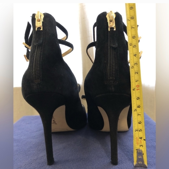 Sam Edelman Hayes Suede Strappy Heels - Picture 4 of 7